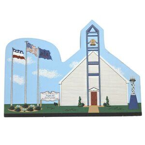 Flight 93 Memorial Chapel Wooden Shelf Sitter By The Cats Meow 2003